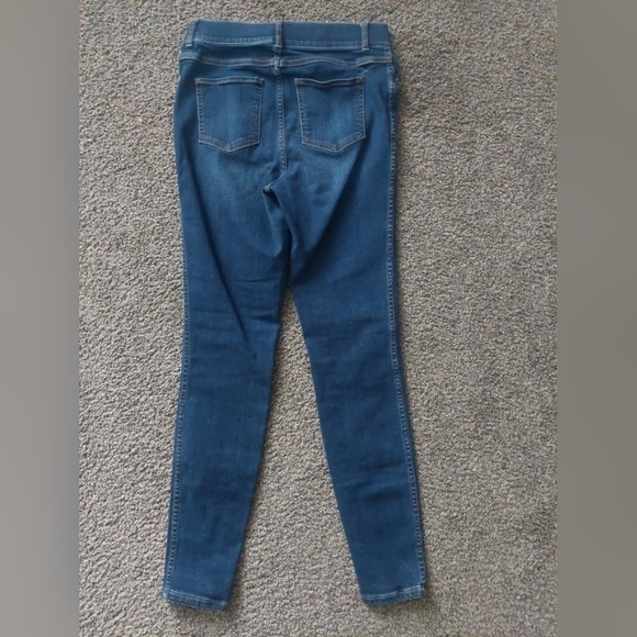 Spanx Nwot Ankle Skinny Jeggings Pull-on Jeand Sz Medium Tall - Picture 6 of 7